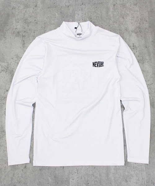 NEV（ネブ）の「メンズ ラッシュガード 水着 半袖 プリント ロゴ バックプリント ネブサーフ NEV（Tシャツ/カットソー・メンズ・ブラック/イエロー系その他/イエロー/ネイビー/オレンジ/オフホワイト/オレンジ系その他/チャコールグレー・L/M/XL）」の16枚目の写真