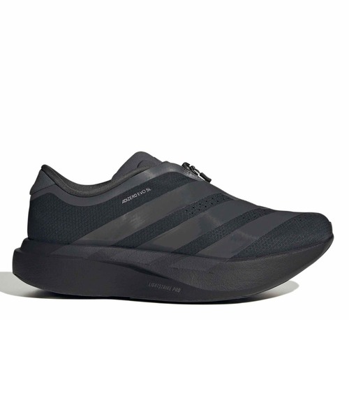 adidas(アディダス)の「adidas adizero Evo SL ZIP-UP W / アディダス アディゼロ EVO SL ジップアップ W(スニーカー・レディース・ブラック・23.0cm/23.5cm/24.0cm/24.5cm/25.0cm)」の7枚目の写真