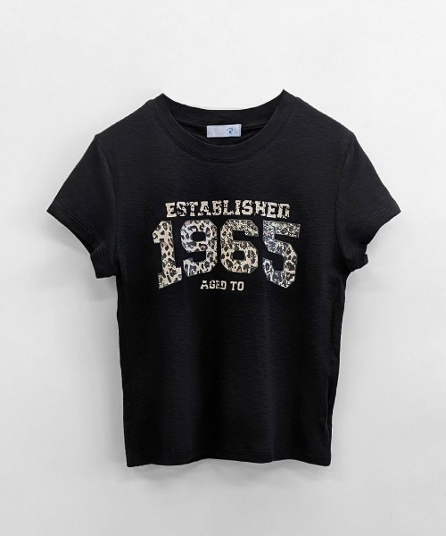 Riff(リフ)の「レオパード柄ナンバープリントTシャツ(Tシャツ/カットソー・レディース・ブラック/ホワイト・FREE)」の15枚目の写真