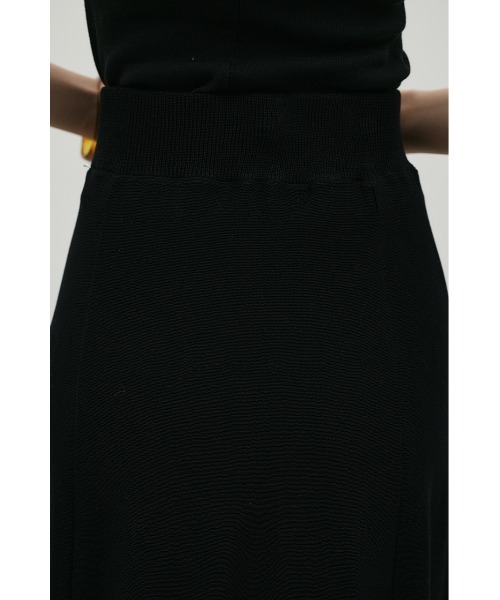 STYLEMIXER（スタイルミキサー）の「ドライニットシアースカート（スカート・レディース・ブラウン/ホワイト/ブラック・SMALL/MEDIUM）」の20枚目の写真