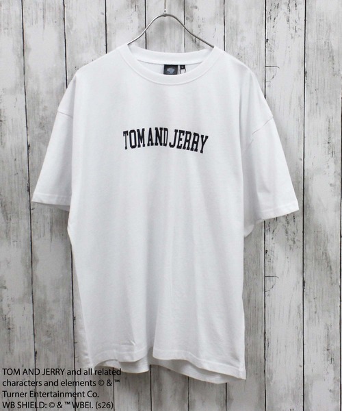 Tom＆Jerry（トムアンドジェリー）の「トムジェリ　Tシャツ（Tシャツ/カットソー・メンズ・ダークグリーン/グレー系その他3/ホワイト系その他3/オフホワイト/ベージュ/ホワイト系その他/グレー系その他2/ネイビー/ベージュ系その他2/ベージュ系その他3/グリーン系その他/ホワイト系その他2/ブルー系その他/チャコールグレー/ベージュ系その他/グレー系その他・L/M/XL）」の18枚目の写真