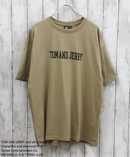 Tom＆Jerry（トムアンドジェリー）の「トムジェリ　Tシャツ（Tシャツ/カットソー・メンズ・ダークグリーン/グレー系その他3/ホワイト系その他3/オフホワイト/ベージュ/ホワイト系その他/グレー系その他2/ネイビー/ベージュ系その他2/ベージュ系その他3/グリーン系その他/ホワイト系その他2/ブルー系その他/チャコールグレー/ベージュ系その他/グレー系その他・L/M/XL）」の20枚目の写真