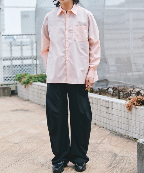 CONZ（コンズ）の「L/S SHIRT（シャツ/ブラウス・メンズ・ライトグレー/オレンジ/グリーン/ライトブルー・1/2）」の4枚目の写真