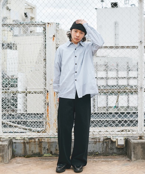 CONZ（コンズ）の「L/S SHIRT（シャツ/ブラウス・メンズ・ライトグレー/オレンジ/グリーン/ライトブルー・1/2）」の14枚目の写真