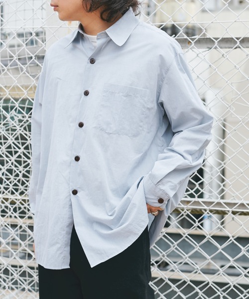 CONZ（コンズ）の「L/S SHIRT（シャツ/ブラウス・メンズ・ライトグレー/オレンジ/グリーン/ライトブルー・1/2）」の17枚目の写真