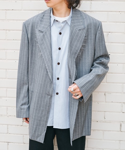 CONZ（コンズ）の「L/S SHIRT（シャツ/ブラウス・メンズ・ライトグレー/オレンジ/グリーン/ライトブルー・1/2）」の19枚目の写真