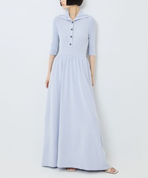 STUDIOUS | 【STUDIOUS/ステュディオス】Sailor Collar Knit Dress/セイラ―カラーニットドレス/ウォッシャブル(ワンピース)