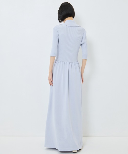 STUDIOUS（ステュディオス）の「【STUDIOUS/ステュディオス】Sailor Collar Knit Dress/セイラ―カラーニットドレス/ウォッシャブル（ワンピース・レディース・サックスブルー/ブラック・2/1）」の13枚目の写真