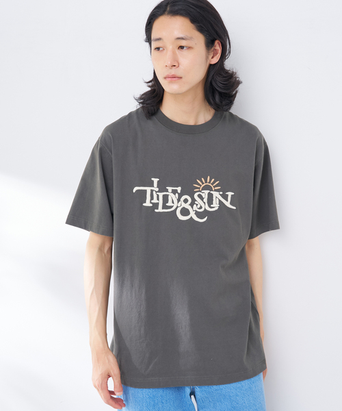 B.C STOCK(ベーセーストック)の「Tropical Embroidery Tシャツ(Tシャツ/カットソー・メンズ・ホワイト/ブラック系その他/ネイビー・LARGE/MEDIUM)」の14枚目の写真