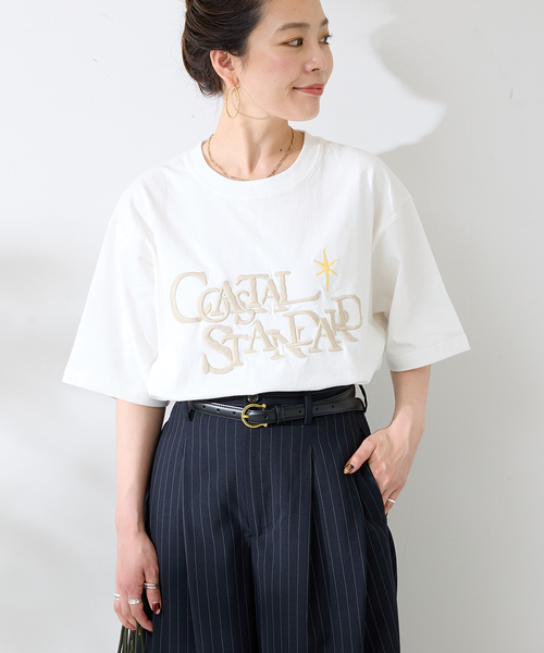 B.C STOCK(ベーセーストック)の「Tropical Embroidery Tシャツ(Tシャツ/カットソー・メンズ・ホワイト/ブラック系その他/ネイビー・LARGE/MEDIUM)」の21枚目の写真