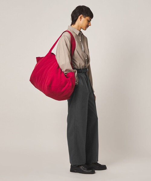 Steven Alan＞ TW ストライプ イン ツープリーツ ドレス トラウザーズ