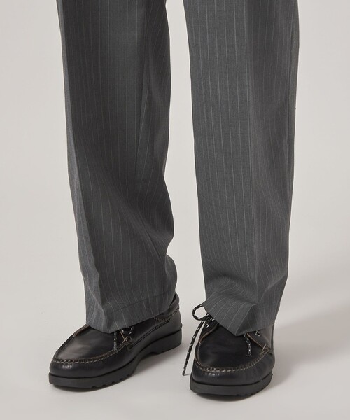 Steven Alan(スティーブンアラン)の「<Steven Alan> TW ストライプ イン ツープリーツ ドレス トラウザーズ II(スラックス・メンズ・グレー・XL/L/M/S)」の14枚目の写真