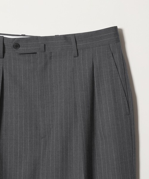 Steven Alan(スティーブンアラン)の「<Steven Alan> TW ストライプ イン ツープリーツ ドレス トラウザーズ II(スラックス・メンズ・グレー・XL/L/M/S)」の3枚目の写真