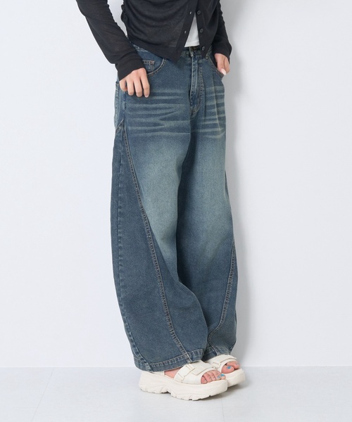 LOVETOXIC（ラブトキシック）の「【LTXC/接触冷感】バルーンデニムパンツ（デニムパンツ・キッズ・ブルー/グレー/サックスブルー・S:140cm/L:160cm/M:150cm/130cm）」の10枚目の写真