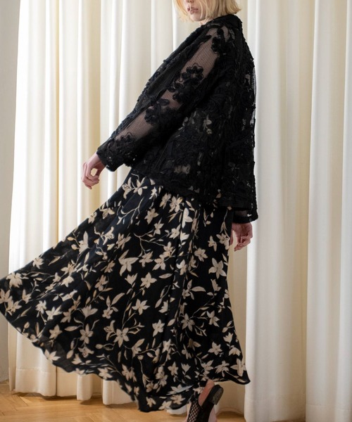 WILLFULLY(ウィルフリー)の「cord embroidery mesh lace shirt JK(その他アウター・レディース・ブラック/タン/アイボリー・FREE)」の17枚目の写真