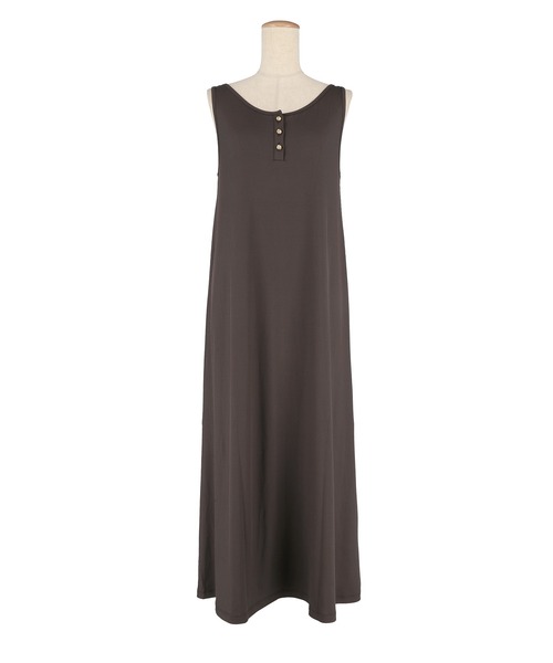 coca(coca)(コカ)の「\速乾・防シワ/リブボタンワンピース(ワンピース・レディース・ブラック/ブラウン・L/M/S)」の20枚目の写真