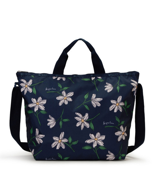 LeSportsac（レスポートサック）の「DELUXE EASY CARRY TOTE フローラルブルームズネイビー（トートバッグ・レディース・ブルー・FREE）」の4枚目の写真