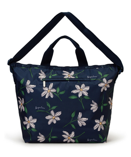 LeSportsac（レスポートサック）の「DELUXE EASY CARRY TOTE フローラルブルームズネイビー（トートバッグ・レディース・ブルー・FREE）」の6枚目の写真