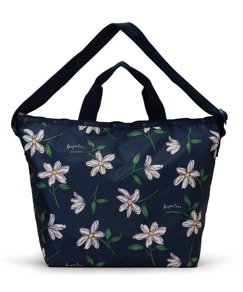 LeSportsac（レスポートサック）の「DELUXE EASY CARRY TOTE フローラルブルームズネイビー（トートバッグ・レディース・ブルー・FREE）」の7枚目の写真