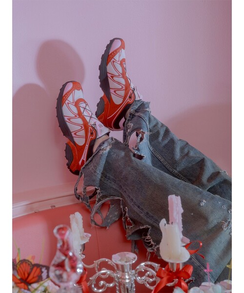 SALOMON（サロモン）の「【別注】SALOMON × Ray BEAMS / XT-WHISPER CHERRY（スニーカー・レディース・ピンク・23.5cm/23.0cm/25.0cm/24.5cm/24.0cm）」の5枚目の写真