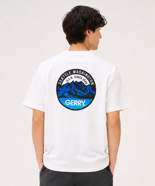 GERRY(ジェリー)の「GERRY ジェリー メンズ半袖Tシャツ デザインロゴ バックプリント(Tシャツ/カットソー・メンズ・アッシュグレー/ブラック/ホワイト・M/L/XL)」の10枚目の写真