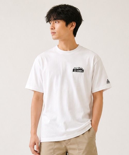 GERRY(ジェリー)の「GERRY ジェリー メンズ半袖Tシャツ デザインロゴ バックプリント(Tシャツ/カットソー・メンズ・アッシュグレー/ブラック/ホワイト・M/L/XL)」の9枚目の写真
