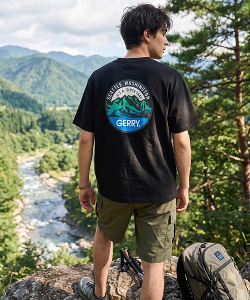 GERRY(ジェリー)の「GERRY ジェリー メンズ半袖Tシャツ デザインロゴ バックプリント(Tシャツ/カットソー・メンズ・アッシュグレー/ブラック/ホワイト・M/L/XL)」の22枚目の写真