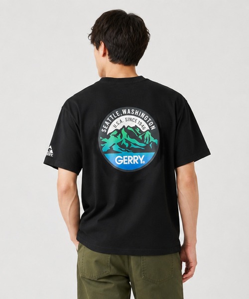GERRY(ジェリー)の「GERRY ジェリー メンズ半袖Tシャツ デザインロゴ バックプリント(Tシャツ/カットソー・メンズ・アッシュグレー/ブラック/ホワイト・M/L/XL)」の19枚目の写真