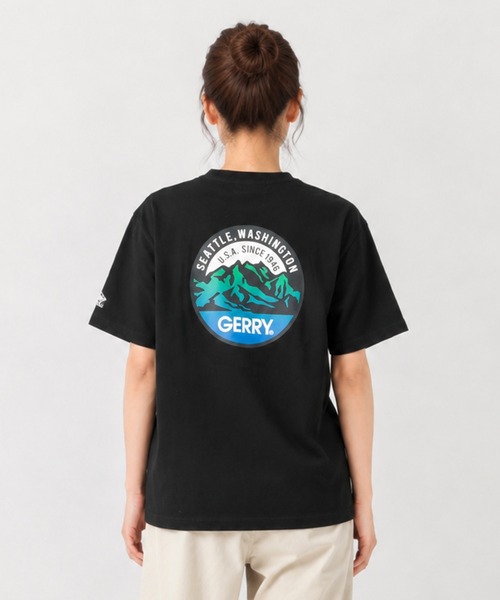 GERRY(ジェリー)の「GERRY ジェリー メンズ半袖Tシャツ デザインロゴ バックプリント(Tシャツ/カットソー・メンズ・アッシュグレー/ブラック/ホワイト・M/L/XL)」の16枚目の写真