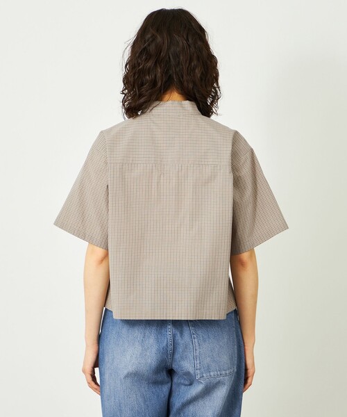 MACKINTOSH PHILOSOPHY(マッキントッシュ フィロソフィー)の「GREY LABEL チェックショートスリーブシャツ(シャツ/ブラウス・レディース・ブラック/ベージュ系その他・2/6)」の7枚目の写真