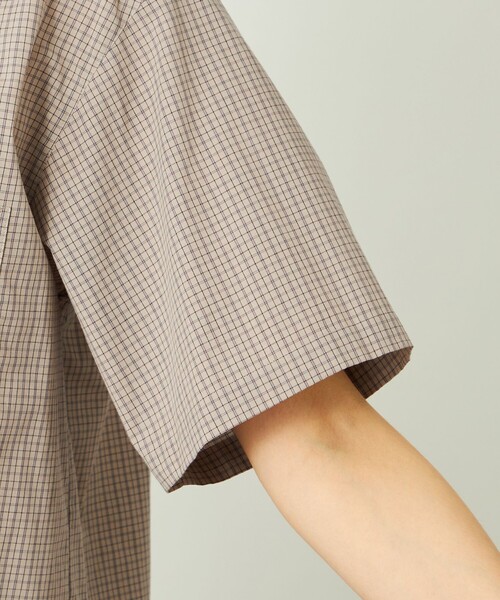 MACKINTOSH PHILOSOPHY(マッキントッシュ フィロソフィー)の「GREY LABEL チェックショートスリーブシャツ(シャツ/ブラウス・レディース・ブラック/ベージュ系その他・2/6)」の8枚目の写真