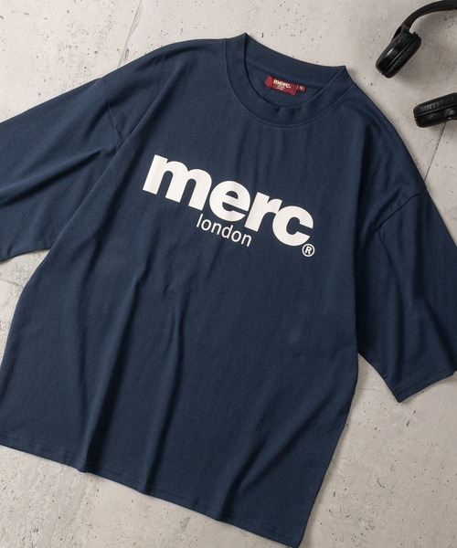 merc london(メルクロンドン)の「【8】〔merc london/メルクロンドン〕フロントロゴ&オーバルロゴ クルーネックハーフスリーブTシャツ(Tシャツ/カットソー・メンズ・ネイビー系2/ネイビー系1/ブラック系2/ブラック系1/ホワイト系2/ホワイト系1・LARGE/MEDIUM)」の6枚目の写真