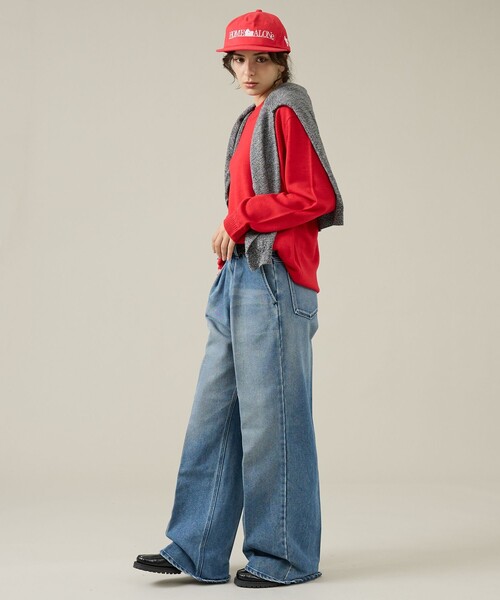 JACKSON MATISSE(ジャクソンマティス)の「【JACKSON MATISSE/ジャクソンマティス】HOME ALONE/ホームアローン//JZ26AW007(キャップ・メンズ・ブラック/レッド・フリー)」の12枚目の写真