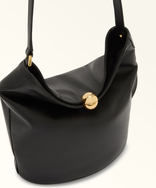 FURLA(フルラ)の「フルラ スフェラ ソフト (Furla Sfera Soft) バケットバッグ(ショルダーバッグ・レディース・グレイッシュベージュ/ブラック/オリーブ・ONE SIZE)」の7枚目の写真