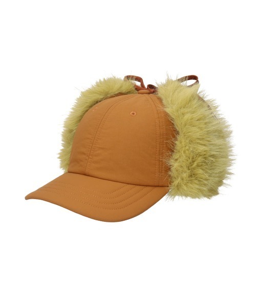 OVERRIDE(オーバーライド)の「OVERRIDE NYLON EARFLAP CAP / オーバーライド(キャップ・レディース・ネイビー/ブラウン/レッド・57~59cm)」の4枚目の写真