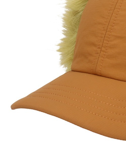 OVERRIDE(オーバーライド)の「OVERRIDE NYLON EARFLAP CAP / オーバーライド(キャップ・レディース・ネイビー/ブラウン/レッド・57~59cm)」の6枚目の写真