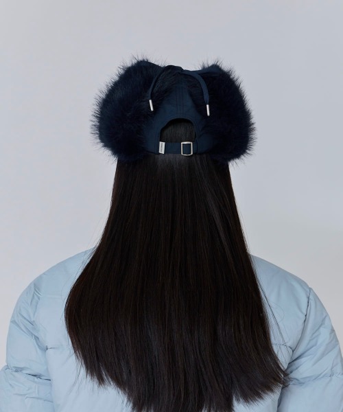 OVERRIDE(オーバーライド)の「OVERRIDE NYLON EARFLAP CAP / オーバーライド(キャップ・レディース・ネイビー/ブラウン/レッド・57~59cm)」の10枚目の写真