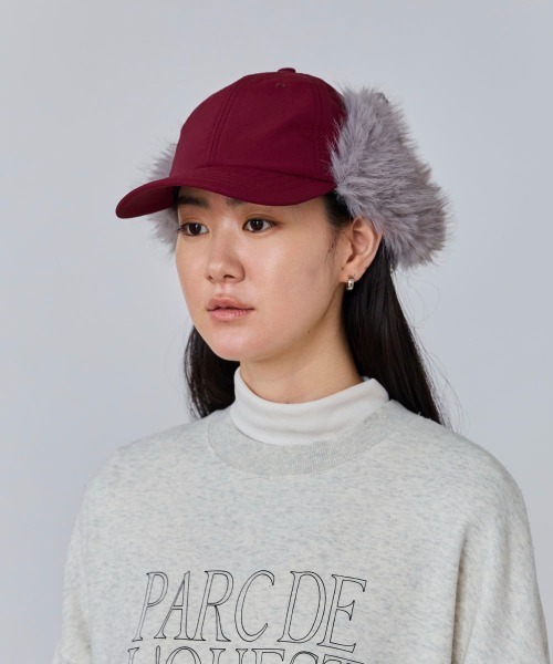 OVERRIDE(オーバーライド)の「OVERRIDE NYLON EARFLAP CAP / オーバーライド(キャップ・レディース・ネイビー/ブラウン/レッド・57~59cm)」の18枚目の写真