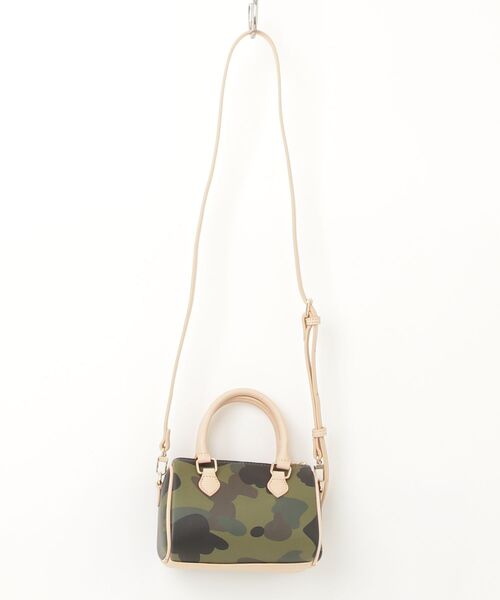 A BATHING APE（アベイシングエイプ）の「1ST CAMO MINI SHOULDER BAG（ショルダーバッグ・レディース・グリーン/ピンク・FREE）」の9枚目の写真