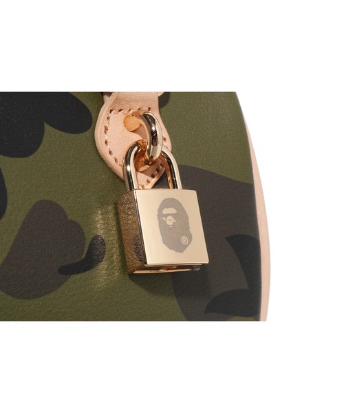 A BATHING APE（アベイシングエイプ）の「1ST CAMO MINI SHOULDER BAG（ショルダーバッグ・レディース・グリーン/ピンク・FREE）」の7枚目の写真