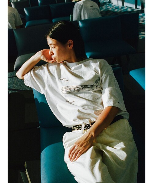 BEAMS T(ビームスティー)の「ANA × BEAMS / AIRPLANE T-Shirt(Tシャツ/カットソー・メンズ・ホワイト・M/S/L/XL)」の8枚目の写真