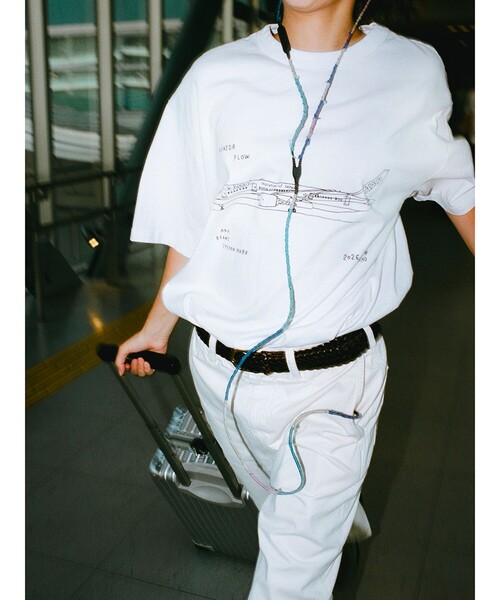 BEAMS T(ビームスティー)の「ANA × BEAMS / AIRPLANE T-Shirt(Tシャツ/カットソー・メンズ・ホワイト・M/S/L/XL)」の9枚目の写真