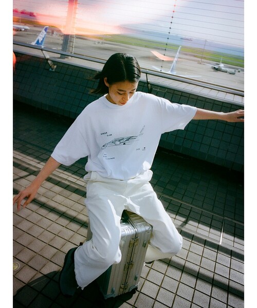 BEAMS T(ビームスティー)の「ANA × BEAMS / AIRPLANE T-Shirt(Tシャツ/カットソー・メンズ・ホワイト・M/S/L/XL)」の10枚目の写真
