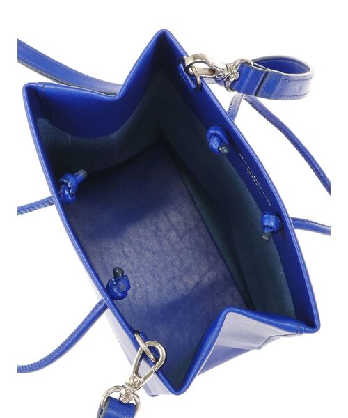 UN3D.(アンスリード)の「【UNKNOWN PRODUCTS】LEATHER PAPER BAG(ショルダーバッグ・レディース・シルバー/ブルー・FREE)」の15枚目の写真