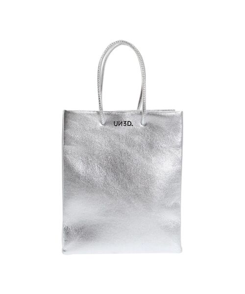 UN3D.(アンスリード)の「【UNKNOWN PRODUCTS】LEATHER PAPER BAG(ショルダーバッグ・レディース・シルバー/ブルー・FREE)」の19枚目の写真