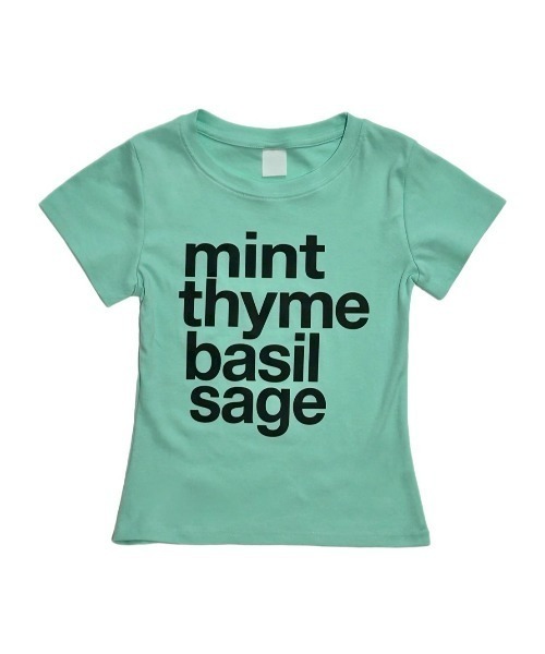 Chikashitsu +（チカシツプラス）の「【Chikashitsu +】herb logo baby tee (4color) / 【チカシツプラス】ハーブロゴコンパクト半袖Tシャツ（Tシャツ/カットソー・レディース・ブラック/グレー/ミント/ホワイト・ONE SIZE）」の21枚目の写真