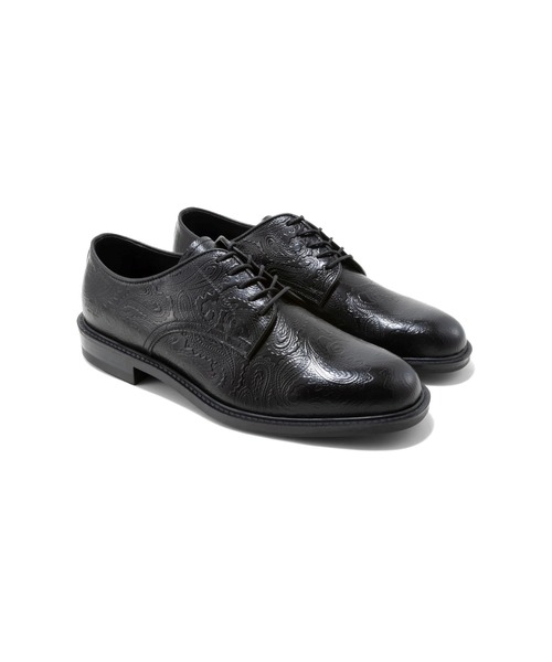 The Kenford Fineshoes(ケンフォードファインシューズ)の「CLASSIC PLAIN TOE BLACK PAISLEY(ドレスシューズ・メンズ・ブラック・27)」の5枚目の写真