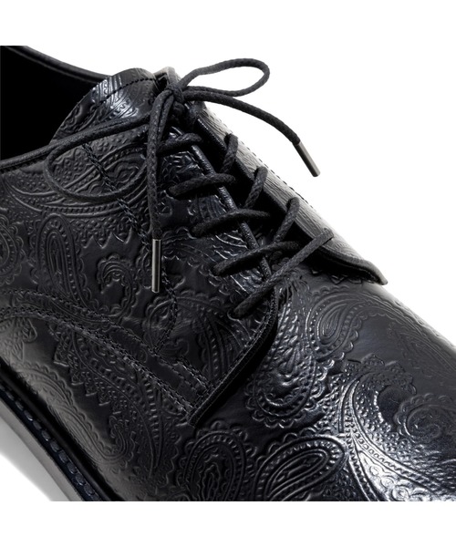 The Kenford Fineshoes(ケンフォードファインシューズ)の「CLASSIC PLAIN TOE BLACK PAISLEY(ドレスシューズ・メンズ・ブラック・27)」の9枚目の写真
