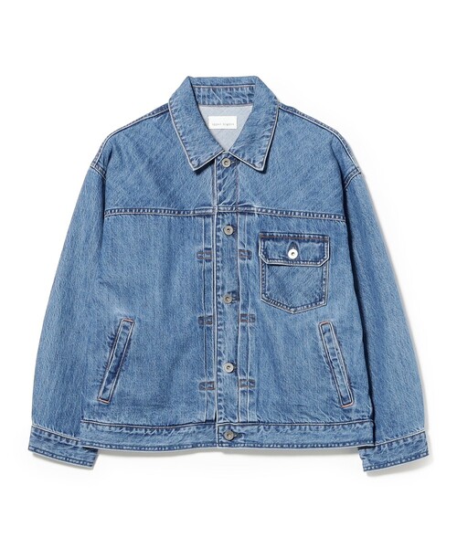 Demi-Luxe BEAMS（デミルクス ビームス）の「upper hights / THE ESSENTIAL ジャケット（ブルゾン・レディース・ブルー・ONE SIZE）」の7枚目の写真