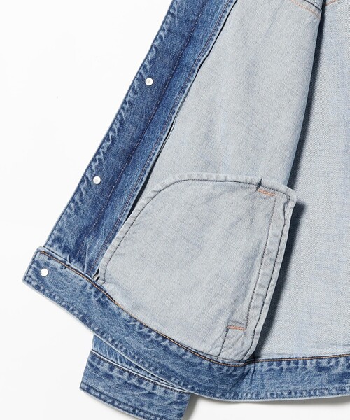 Demi-Luxe BEAMS（デミルクス ビームス）の「upper hights / THE ESSENTIAL ジャケット（ブルゾン・レディース・ブルー・ONE SIZE）」の10枚目の写真